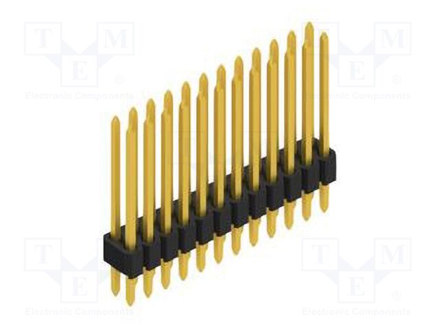 Connector: pin strips; pin header; male; PIN: 24; 1.27mm; THT; 2x12