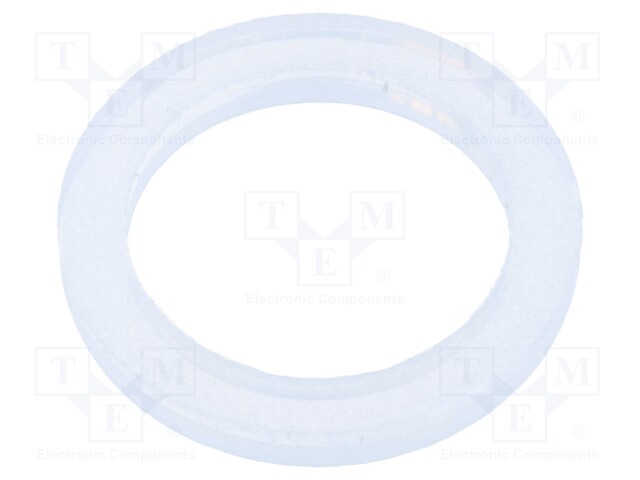 Gasket; polyetylene; D: 2mm; Øint: 12.5mm; Øout: 16.5mm; PG7