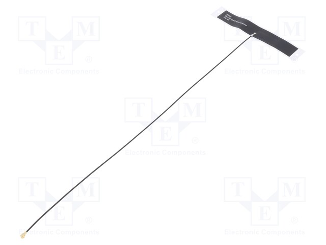 Antenna; GSM,LTE; 1.1dBi,2.6dBi,3dBi; linear; U.FL; Len: 300mm
