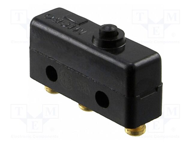 Microswitch SNAP ACTION; without lever; SPDT; 1A/125VAC; ON-(ON)