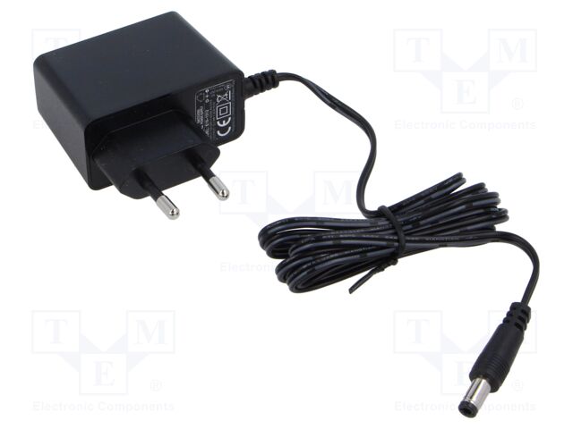 Power supply: switching; mains,plug-in; 12VDC; 1.33A; 16W; 84%