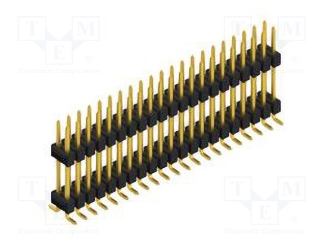 Connector: pin strips; pin header; male; PIN: 42; 2.54mm; SMT; 2x21