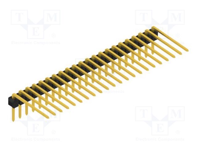 Connector: pin strips; pin header; male; PIN: 22; 2.54mm; THT; 1x22