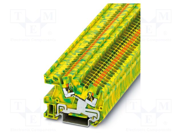 Splice terminal: rail; PA; L: 42.5mm; terminals: 2; W: 5.2mm