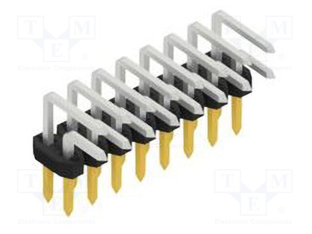 Connector: pin strips; pin header; male; PIN: 16; 2mm; THT; 2x8; 100V