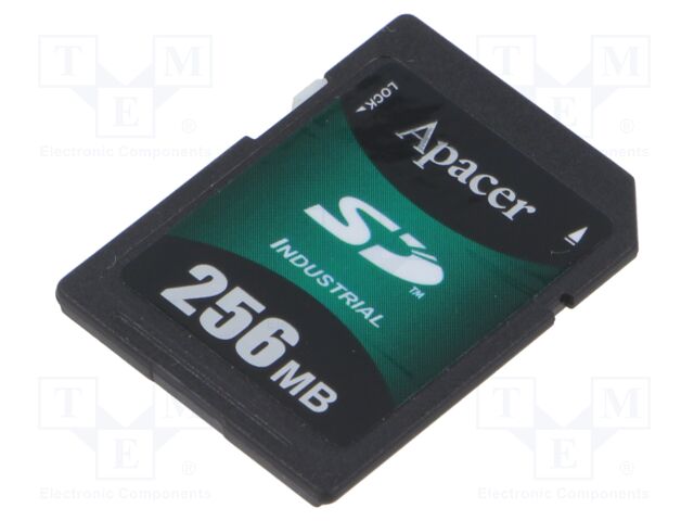 Memory card; industrial; SD,SDHC,SLC; R: 23MB/s; W: 17MB/s; 256MB