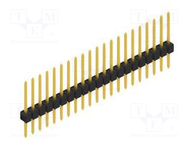 Connector: pin strips; pin header; male; PIN: 21; 2.54mm; THT; 1x21