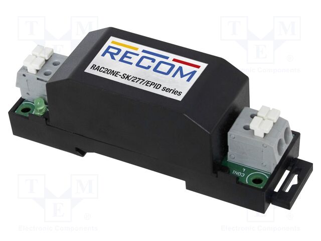 Power supply: switching; for DIN rail; 20W; 24VDC; 8.33A; IP40