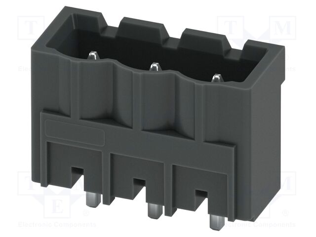 PCB headers, nominal cross section: 2.5 mm?, color: black, n