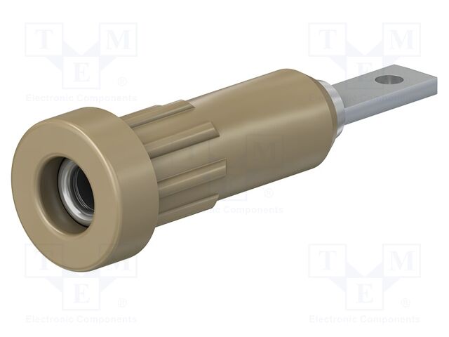 Connector: 2mm banana; socket; 10A; 30VAC; 60VDC; Cutout: Ø4.9mm