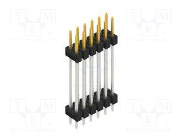 Connector: pin strips; pin header; male; PIN: 12; 2.54mm; THT; 2x6