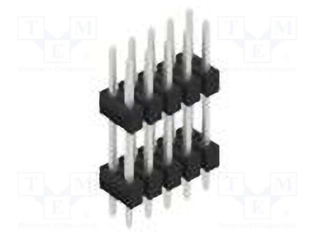 Connector: pin strips; pin header; male; PIN: 10; 2.54mm; THT; 2x5