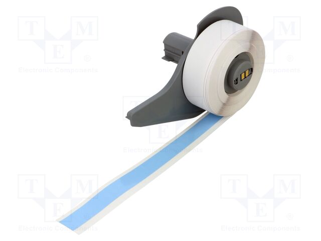 Tape; 12.7mm; 15.24m; azure blue; self-adhesive; -40÷82°C