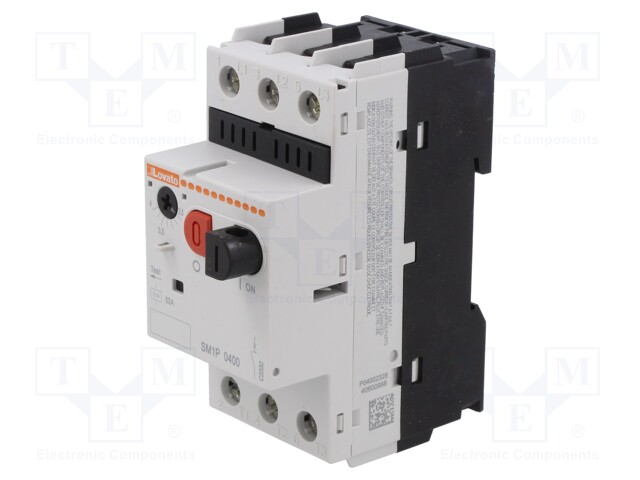Motor breaker; 230÷690VAC; for DIN rail mounting; 2.5÷4A; IP20