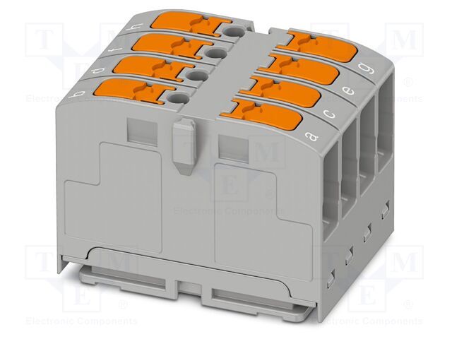 Splice terminal: rail; 24A; 450V; push-in; PA; L: 21.7mm; 0.14÷4mm2