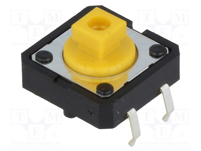 Microswitch TACT; SPST-NO; Pos: 2; 0.05A/24VDC; THT; none; 2.55N