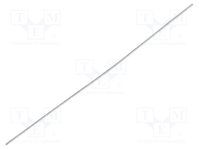 Resistor: wire jumper; THT; Ø0.5x60mm; Mat: tin-plated copper