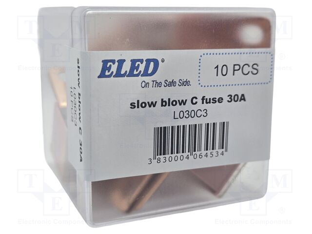 Fuse: fuse; 30A; 32VDC; automotive; 62mm; 62x15.2x22.2mm