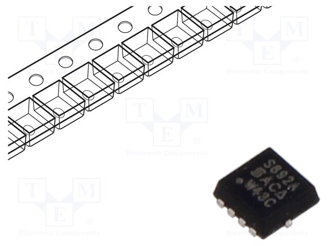 Transistor: N-MOSFET; unipolar; 100V; 28A; 52W; PowerPAK® 1212-8