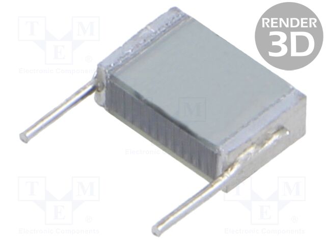Capacitor: polyethylene; 470nF; THT; ±5%; Pitch: 7.5mm; 100VDC