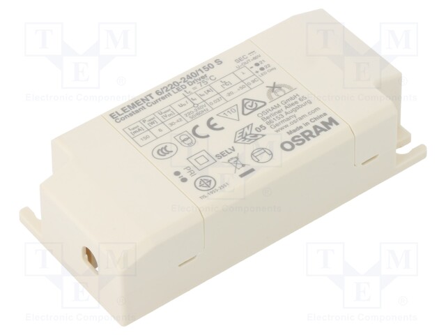 Power supply: switched-mode; LED