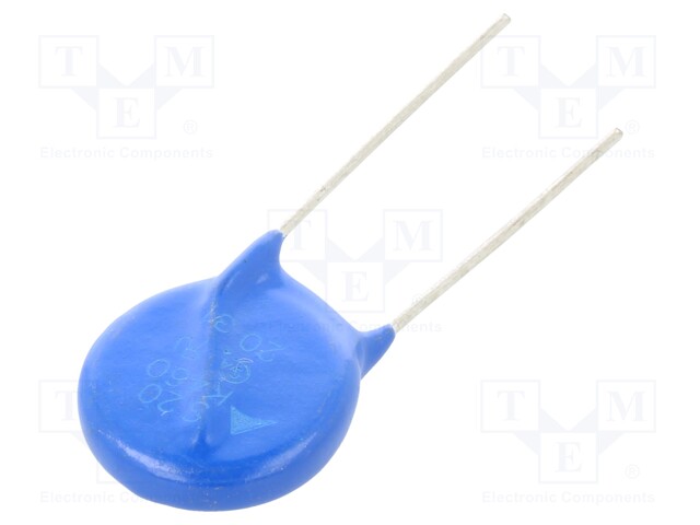 Varistor: metal-oxide; THT; 460VAC; 615VDC; 750V; 8000A; 195J