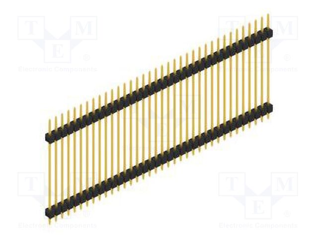 Connector: pin strips; pin header; male; PIN: 36; 2.54mm; THT; 1x36