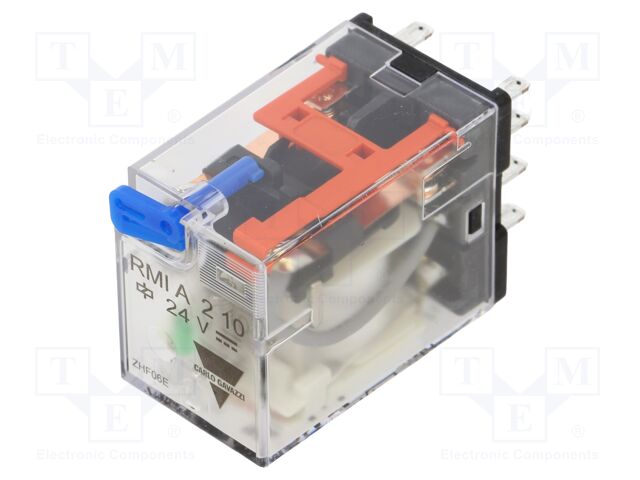 Relay: electromagnetic; DPDT; Ucoil: 24VDC; Icontacts max: 10A