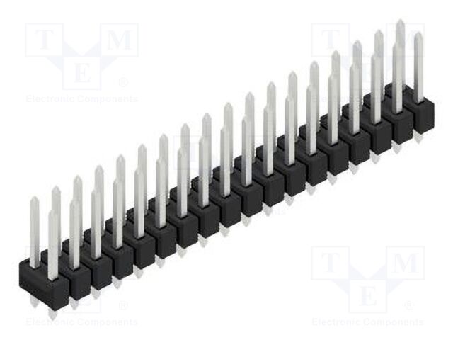 Connector: pin strips; pin header; male; PIN: 36; 2.54mm; THT; 2x18