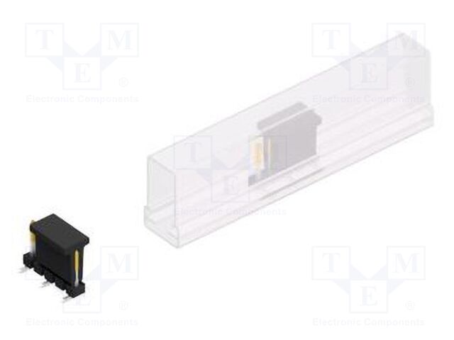 Connector: pin strips; pin header; male; PIN: 5; 2.54mm; SMT; 1x5