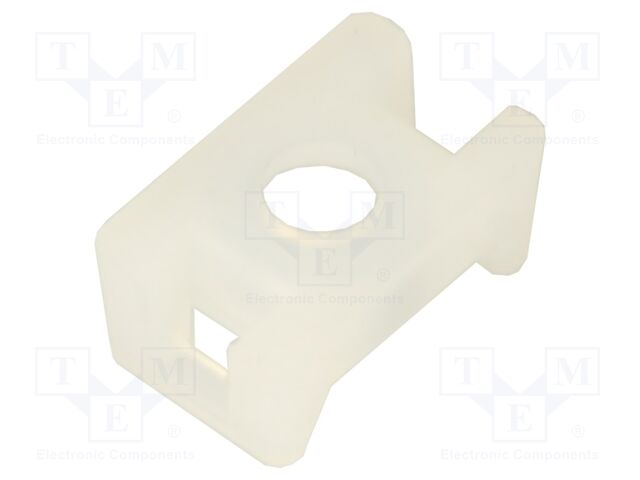 Holder; screw; polyamide; natural; Ht: 5.8mm; L: 13mm; Width: 8mm