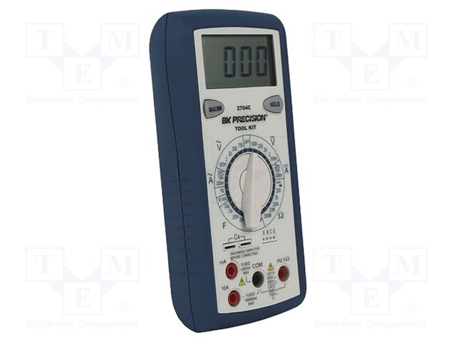 Digital multimeter; LCD 3,5 digit (1999); 2,5x/s; 0÷50°C