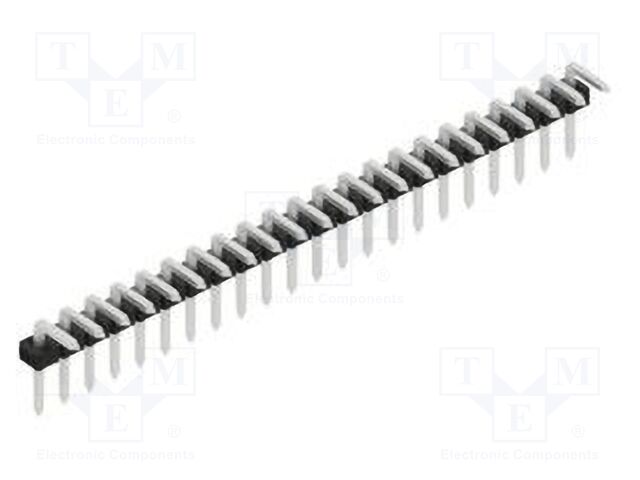Connector: pin strips; pin header; male; PIN: 22; 2mm; THT; 1x22