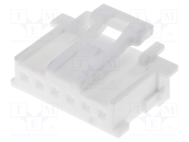 Plug; wire-board; female; MicroClasp; 2mm; PIN: 6; w/o contacts