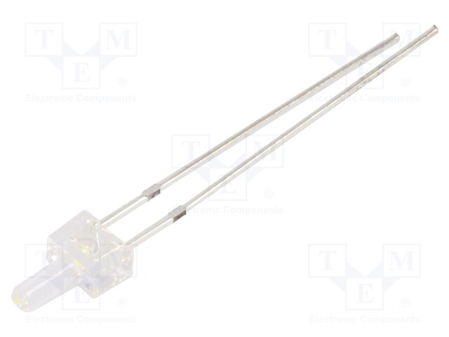 LED; 2mm; white cold; 2180÷3000mcd; 90°; Front: flat; 2.9÷3.4V