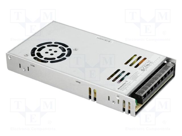 Power supply: switching; for building in; 350W; 48VDC; OUT: 1