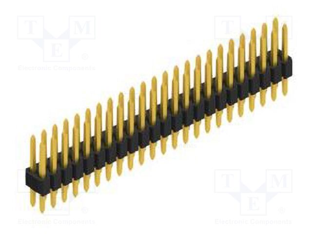 Connector: pin strips; pin header; male; PIN: 46; 1.27mm; THT; 2x23