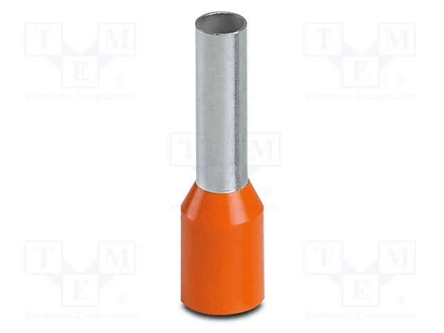 Tip: bootlace ferrule; insulated; copper; 4mm2; Bit len: 10mm