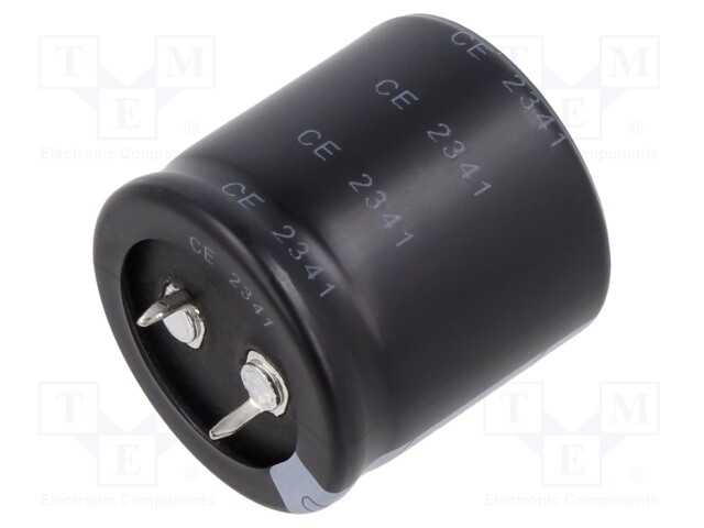 Capacitor: electrolytic; SNAP-IN; 2200uF; 80VDC; Ø22x25mm; ±20%