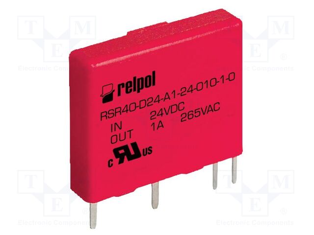 Relay: solid state; 0÷30VDC; 1-phase; PCB; -20÷80°C; 20x5x17mm