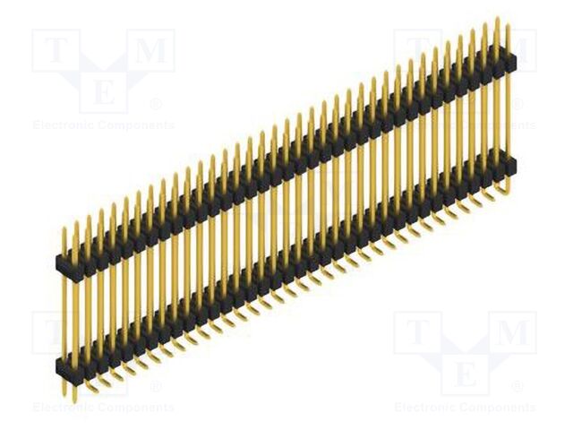 Connector: pin strips; pin header; male; PIN: 72; 2.54mm; SMT; 2x36