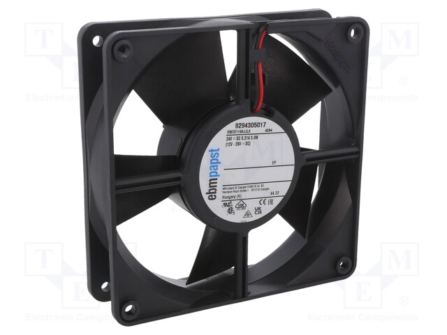Fan: DC; axial