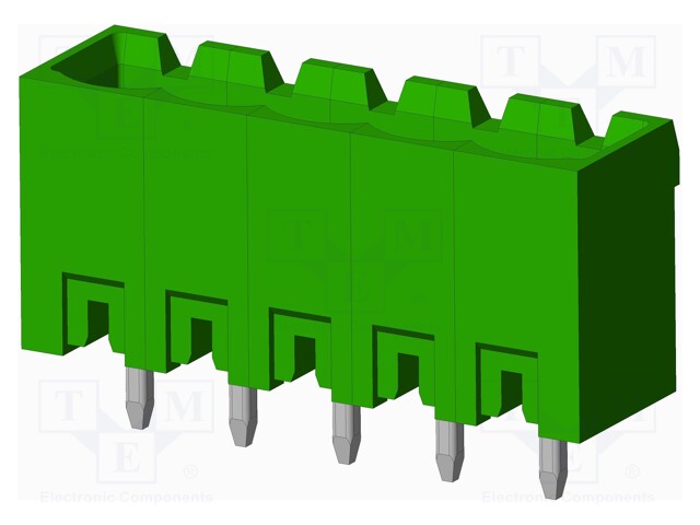 Connector: pluggable terminal block; socket; male; straight; THT