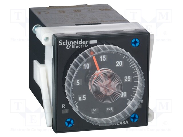 Timer; 0,02s÷300h; DPDT; 250VAC/5A; 24÷240VAC; 24÷240VDC; on panel