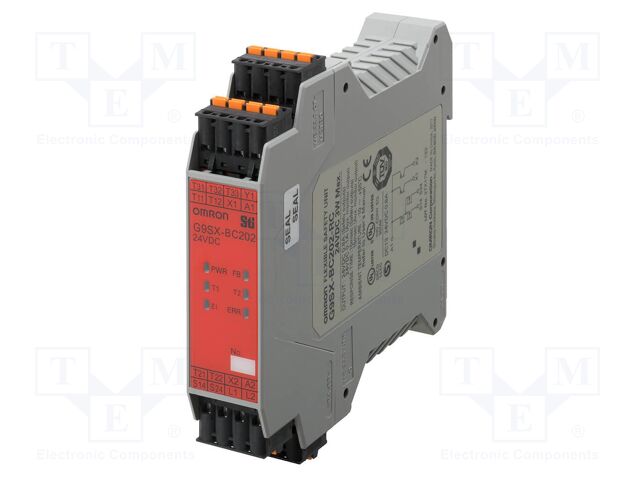 Module: extension; 24VDC; for DIN rail mounting; G9SX; -10÷55°C