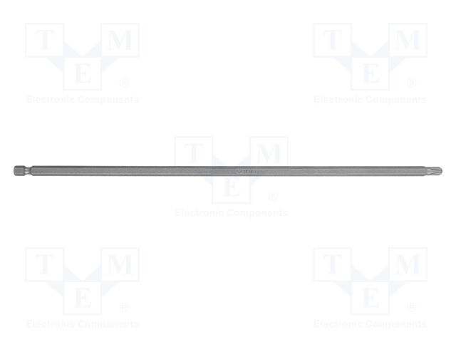 Screwdriver bit; Phillips; PH3; 1/4"; Overall len: 300mm