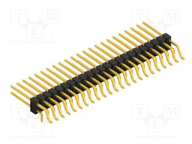 Connector: pin strips; pin header; male; PIN: 46; 2.54mm; SMT,THT
