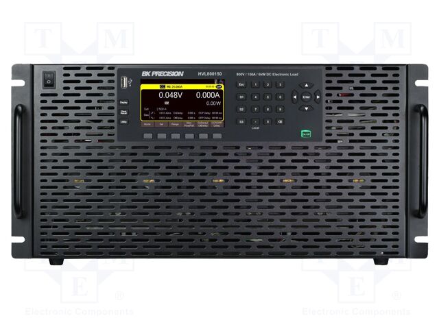 Programmable electronic load DC; 0÷800V; 0÷150A; 6kW; 100÷240VAC