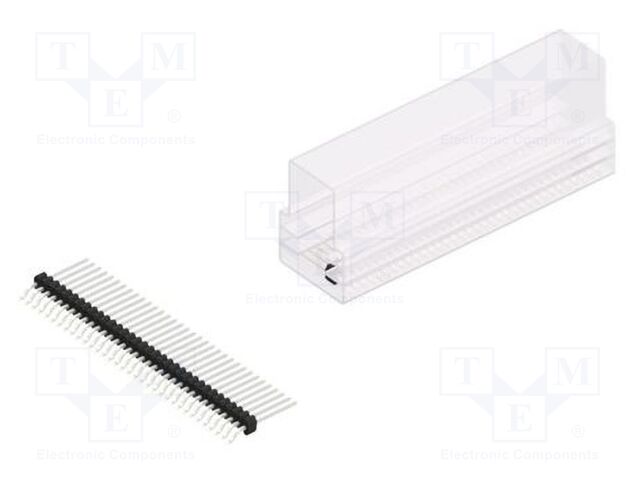 Connector: pin strips; pin header; male; PIN: 34; 1.27mm; SMT; 1x34