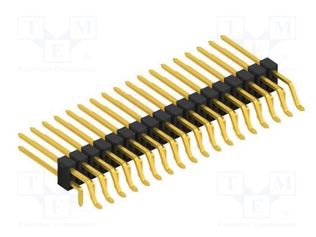 Connector: pin strips; pin header; male; PIN: 36; 2.54mm; SMT,THT